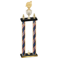 Double Flag USA Second Place Swimming Trophy