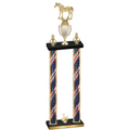 Double Flag USA Third Place Horses Trophy