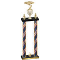 Double Flag USA First Place Cars Trophy