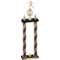 Double Flag USA First Place Skater Trophy
