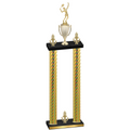 Double Gold Carbon Fiber Victory Tennis Trophy