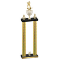 Double Gold Carbon Fiber Year Hockey Trophy