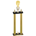 Double Gold Carbon Fiber Second Place Pickleball Trophy