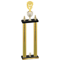 Double Gold Carbon Fiber Year Pickleball Trophy