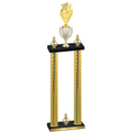 Double Gold Carbon Fiber Victory Pickleball Trophy