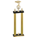 Double Gold Carbon Fiber First Place Cars Trophy