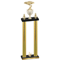 Double Gold Carbon Fiber Third Place Cars Trophy