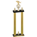 Double Gold Carbon Fiber Victory Fishing Trophy