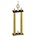 Double Gold Carbon Fiber Victory Chess Trophy