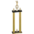 Double Gold Carbon Fiber Victory Holiday Trophy