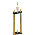 Double Gold Carbon Fiber Victory Golf Trophy