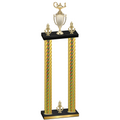 Double Gold Carbon Fiber Victory Academics Trophy