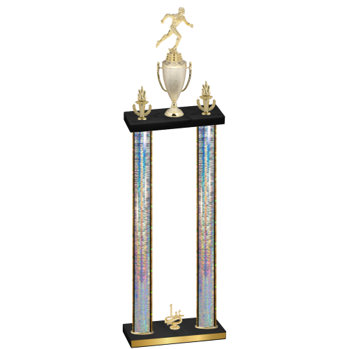 Double Silver Glacier First Place Running Trophy
