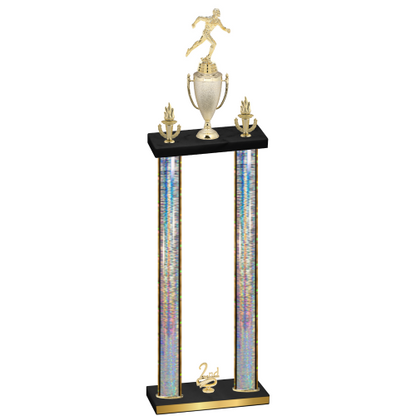 Double Silver Glacier Second Place Running Trophy