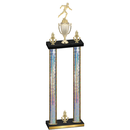 Double Silver Glacier Victory Running Trophy