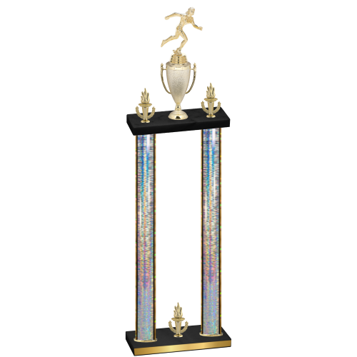 Double Silver Glacier Victory Running Trophy