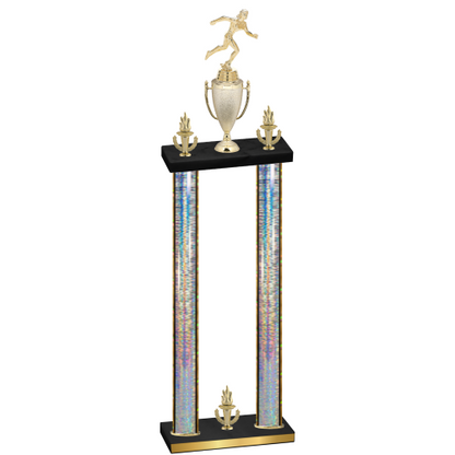 Double Silver Glacier Victory Running Trophy
