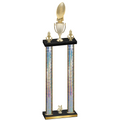 Double Silver Glacier Year Football Trophy