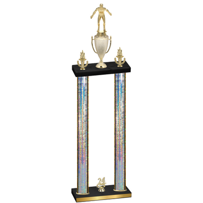 Double Silver Glacier Year Wrestling Trophy