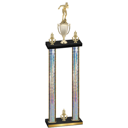 Double Silver Glacier Victory Swimming Trophy