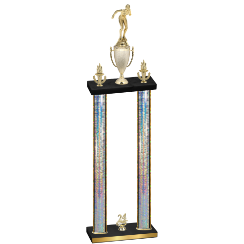 Double Silver Glacier Year Tennis Trophy