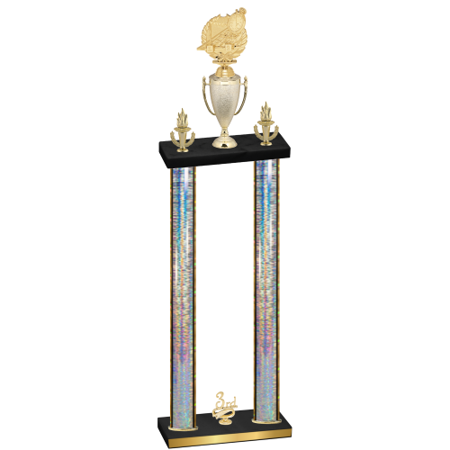 Double Silver Glacier Third Place Swimming Trophy