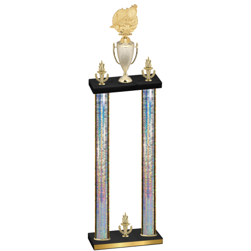 Double Silver Glacier Victory Swimming Trophy