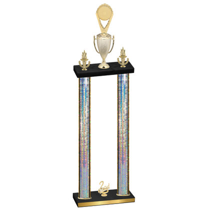 Double Silver Glacier Second Place Insert Trophy