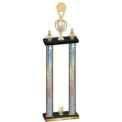 Double Silver Glacier Year Insert Trophy
