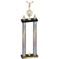 Double Silver Glacier Third Place Cheerleading Trophy