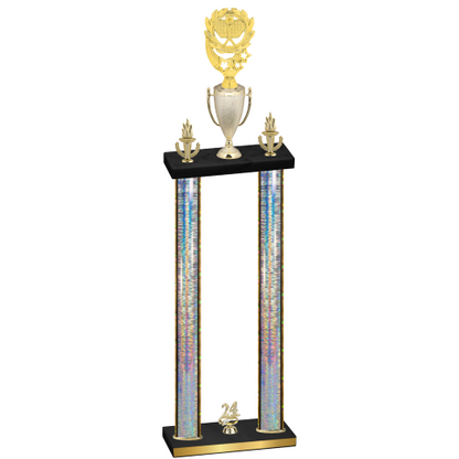 Double Silver Glacier Year Pickleball Trophy