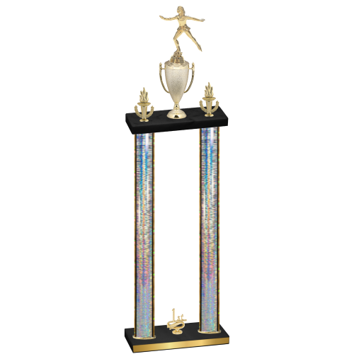 Double Silver Glacier First Place Skater Trophy