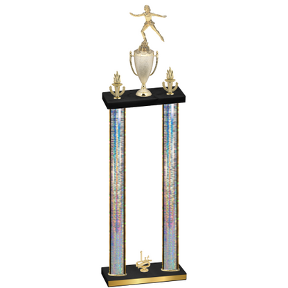 Double Silver Glacier First Place Skater Trophy