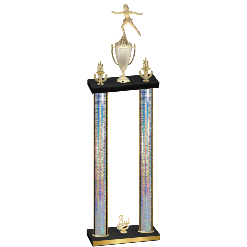 Double Silver Glacier Third Place Skater Trophy