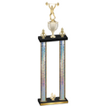 Double Silver Glacier Fourth Place Weights Trophy