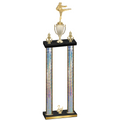 Double Silver Glacier Second Place Karate Trophy