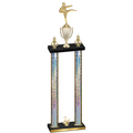 Double Silver Glacier Second Place Karate Trophy