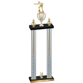 Double Silver Carbon Fiber Year Shooter Trophy