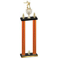 Double Orange Carbon Fiber Year Shooter Trophy
