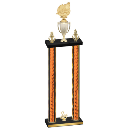 Double Orange Glacier Second Place Swimming Trophy