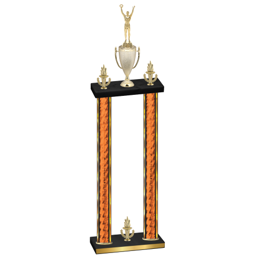 Double Orange Glacier Victory Victory Trophy