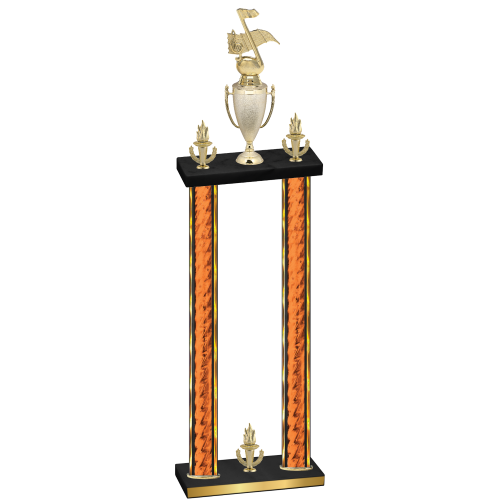 Double Orange Glacier Victory Music Trophy