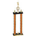 Double Orange Glacier First Place Golf Trophy
