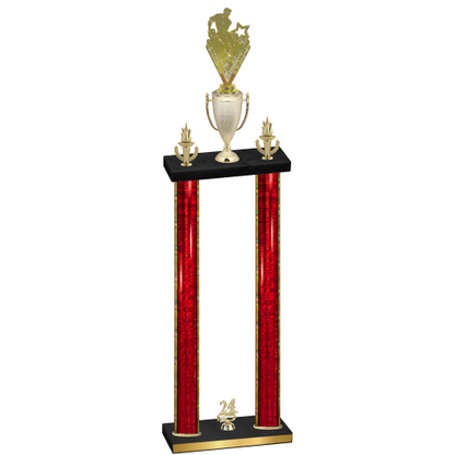 Double Red Glacier Year Rugby Trophy