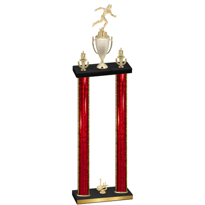 Double Red Glacier First Place Running Trophy
