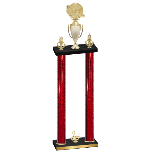 Double Red Glacier Second Place Running Trophy