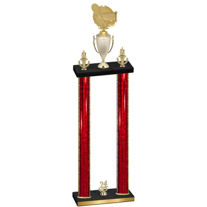 Double Red Glacier Year Tennis Trophy