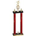 Double Red Glacier Year Bowling Trophy