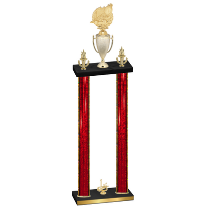 Double Red Glacier First Place Swimming Trophy