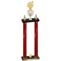 Double Red Glacier Fourth Place Swimming Trophy